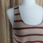 Love J gold dust and dark red tank top size M