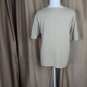 N.E.K. Primary Pieces Gold Dust Scoop Neckline Short Sleeve  Top Size L