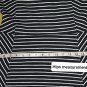 J Crew Black & White Cotton Blend Back Zip Dress Size 8