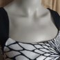 B. Darlin Black & White Floral Print Cotton Blend Dress Size 1/2