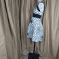 B. Darlin Black & White Floral Print Cotton Blend Dress Size 1/2