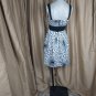 B. Darlin Black & White Floral Print Cotton Blend Dress Size 1/2