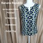Banana Republic printed detail tank top size S