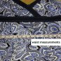 R&K Original Blue Print Cotton Blend Dress Size 10