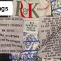 R&K Original Blue Print Cotton Blend Dress Size 10