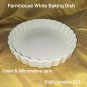 Farmhouse White Baking Dish Detail Edge