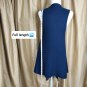 Lilly Pulitzer Navy Blue Cotton Knit Buttonless Fringe Detail Vest Size S