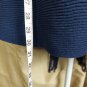Lilly Pulitzer Navy Blue Cotton Knit Buttonless Fringe Detail Vest Size S