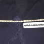 Lilly Pulitzer Navy Blue Cotton Knit Buttonless Fringe Detail Vest Size S