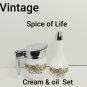 Gemco USA for Corning Spice of Life Oil Cruet L'Huile & Cream Set
