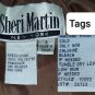 Sheri Martin Mix Print  Braided Straps Tie Back Side Zip Dress Size 6