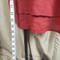 Umgee USA Red Oversize Light Weight Layered Hem Dress Size S