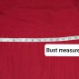 Umgee USA Red Oversize Light Weight Layered Hem Dress Size S