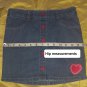 New Without Tags Gymboree  Denim Faux Button Down Skirt Size 8