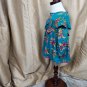 Matilda Jane Teal Floral Print Ruffled Detail Top Size 6-12 Mos.