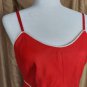 Ambrosia red and white trim detail dress  size M
