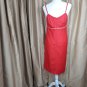 Ambrosia red and white trim detail dress  size M