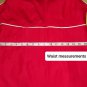 Ambrosia red and white trim detail dress  size M