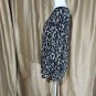 Kim Rogers Printed Boat Neckline Top Size M