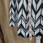 Saint Tropez West White Sparkle A-line Side Button Closing Skirt Size 4