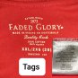 Faded Glory red sparkle scoop neck tank size 2X (20)