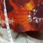Chesley Shades Of Orange Printed Twisted Neck Tie Maxi Dress Size XL