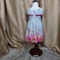 Penelope Mack Cotton Polka-dot Mock Off Shoulder Dress Size 3T