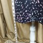 NEW Nicole Miller Original Black Print Side Tie Retro Dress Size XL