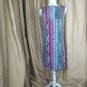 Suzie In The City Blue & Purple Print Slip On Dress Size L