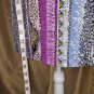 Suzie In The City Blue & Purple Print Slip On Dress Size L