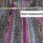 Suzie In The City Blue & Purple Print Slip On Dress Size L