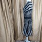 New Without Tags Black And White Striped Knit Dress Size M
