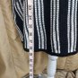 New Without Tags Black And White Striped Knit Dress Size M