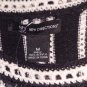 New Without Tags Black And White Striped Knit Dress Size M