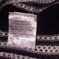 New Without Tags Black And White Striped Knit Dress Size M