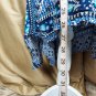 PASSPORT Wide Elastic Waistband Tear Flared Skirt Size L