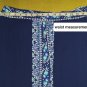 PASSPORT Wide Elastic Waistband Tear Flared Skirt Size L