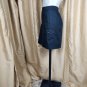 Ann Taylor Black 100% Cotton Cargo Skirt Size 6P