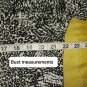 Jones New York Gray And Black Print Keyhole Neckline Top Size L