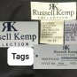 New Russell Kemp Collection Bohemian Romance Navy Blue Print Maxi Skirt Size 12