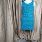 Market & Spruce Green & Black Print Elastic Waistband Dress Size XL