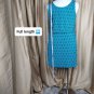 Market & Spruce Green & Black Print Elastic Waistband Dress Size XL