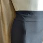 Vintage Gap Black Side Pockets Back Knee Split Pencil Skirt Size 0
