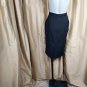Vintage Gap Black Side Pockets Back Knee Split Pencil Skirt Size 0