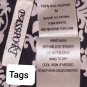 Passport Black & White Print Detail Neck Line Size M