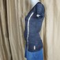 Reebok Gray &White Reflective Stripes Side Zip Pocket Top Size XS