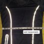 Reebok Gray &White Reflective Stripes Side Zip Pocket Top Size XS