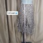 First Option beige brown animal print waterfall hem skirt size L