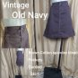 Old Navy Brown Vintage Style Corded Pockets Skirt Size 10