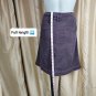 Old Navy Brown Vintage Style Corded Pockets Skirt Size 10